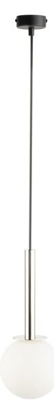 Lustră pe cablu DAISY 1xG9/12W/230V d. 14 cm crom lucios/negru/alb