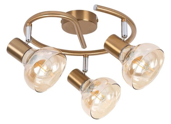 Rabalux 5549 - Lampă spot HOLLY 3xE14/40W/230V auriu
