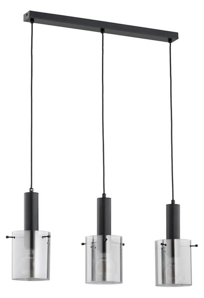 Lustră pe cablu CELIA 3xE27/60W/230V negru