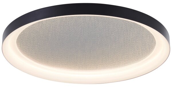 Plafonieră LED dimabilă Brilliant QUITO LED/30W/230V 3000K d. 42 cm negru