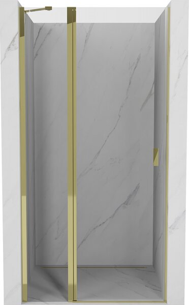 Mexen MIST, ușă de duș cu 1 aripă (1 deschidere+1 deschidere) 70x200 cm, sticlă transparentă de 6 mm, profil auriu, 8A4-070-000-50-00