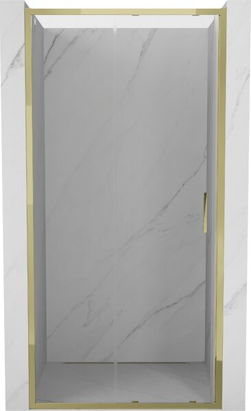 Mexen Exo, ușă glisantă de duș 95 cm, sticlă transparentă, auriu, 8151-095-000-50-00