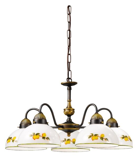 Lustră pe lanț Kolarz 731.85.126 NONNA 5xE27/75W/230V lămâi