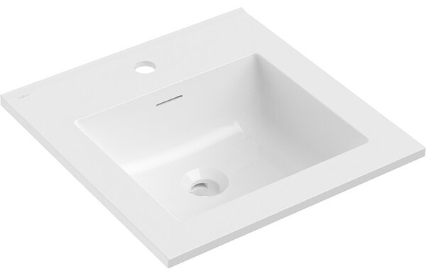 Lavoar încorporat Mexen Otis, 46 x 46,5 cm, alb lucios, 25184500