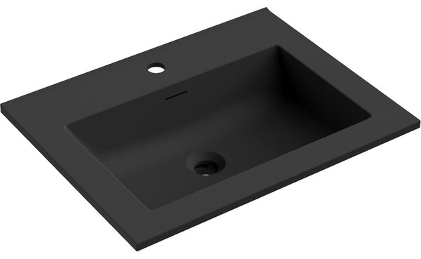 Lavoar încorporat Mexen Otis, 61 x 46,5 cm, negru mat, 25186071