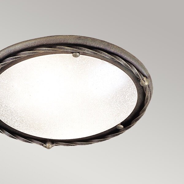 Plafonieră Elstead PB-F-B-BLK-GOLD PEMBROKE 1xE27/60W/230V alamă