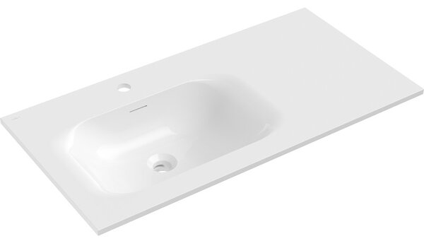 Mexen Vela, lavoar încorporat 91 x 46,5 cm, stânga, alb lucios, 25239000L