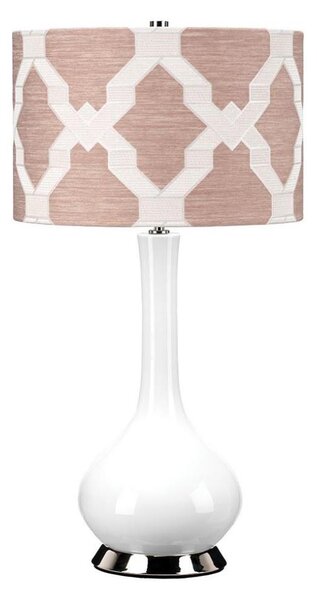 Lampă de masă Elstead MILO-PN-TL-OVTH MILO 1xE27/60W/230V roz