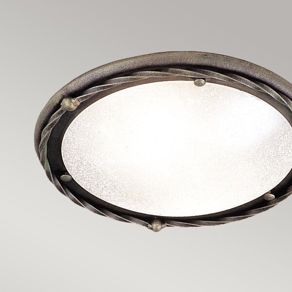 Plafonieră Elstead PB-F-B-BLK-GOLD PEMBROKE 1xE27/60W/230V alamă