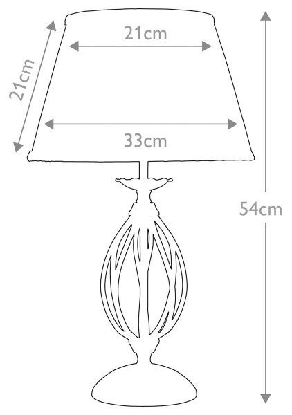 Lampă de masă Elstead ART-TL-AGD-BRASS ARTISAN 1xE27/60W/230V bronz