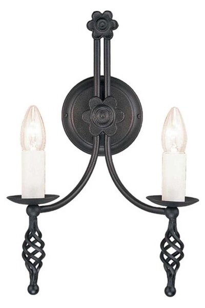Aplică Elstead BY2-BLACK BELFRY 2xE14/60W/230V