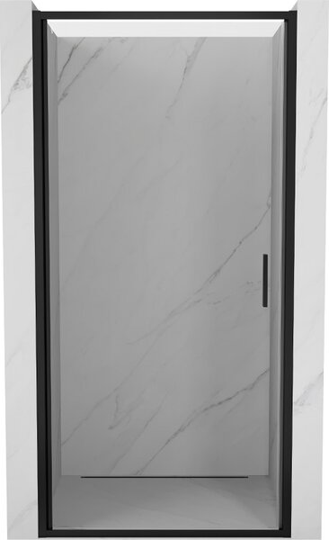 Mexen Exo, usa cu 1 canat pentru deschidere 60x200 cm, sticla transparenta 6mm, profil negru, 817-060-000-70-00