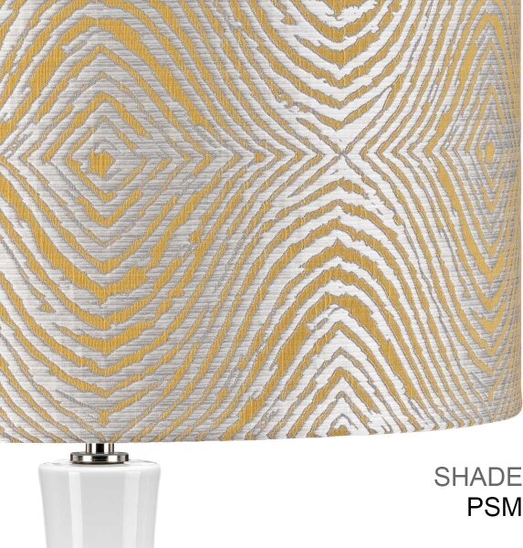 Lampă de masă Elstead MILO-PN-TL-PSM MILO 1xE27/60W/230V gri/auriu