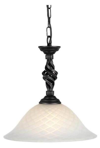 Lustră pe lanț Elstead PB-P-BLACK PEMBROKE 1xE27/60W/230V
