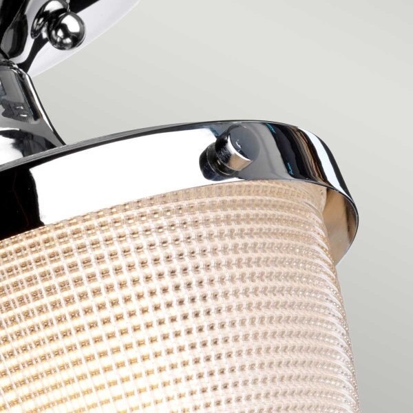 Plafonieră pentru baie Quoizel QZ-DUBLIN-SF-PC DUBLIN 1xE27/40W/230V IP44 crom