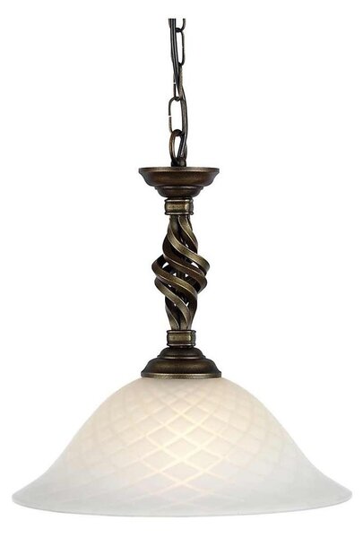Lustră pe lanț Elstead PB-P-BLK-GOLD PEMBROKE 1xE27/60W/230V