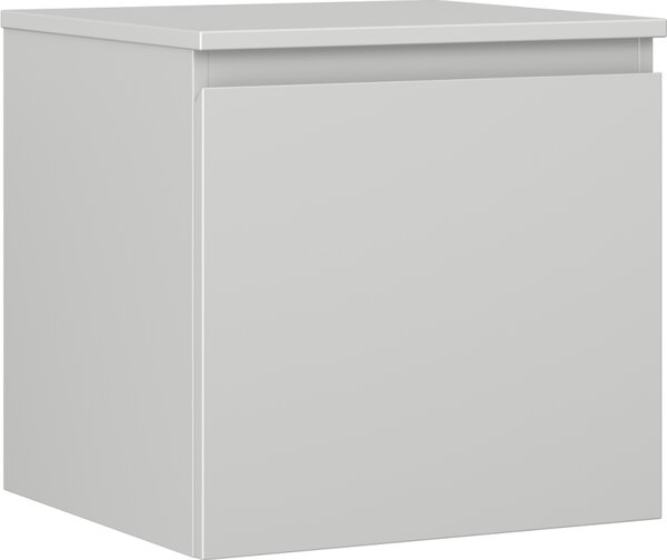 Mexen Orio, mobilier de baie 50 cm cu blat, 1 sertar, gri mat, 91A10-05047-1-BFC62