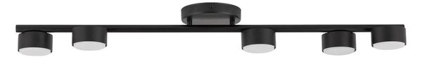 Spot PUNTO 5xGX53/12W/230V negru
