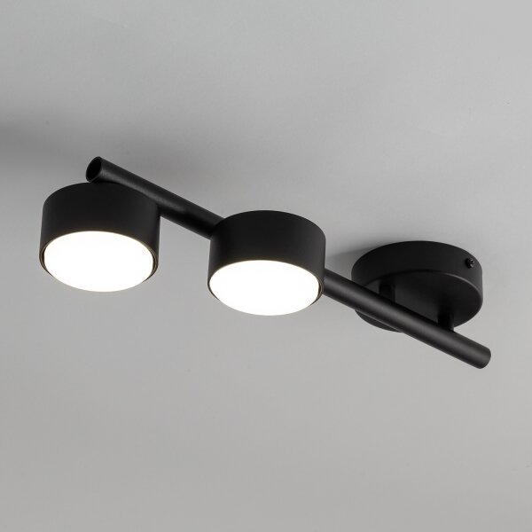 Spot PUNTO 2xGX53/12W/230V negru