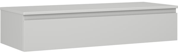 Mexen Orio, mobilier de baie 120 cm cu blat, 1 sertar, gri mat, 91A10-12023-1-BFC62