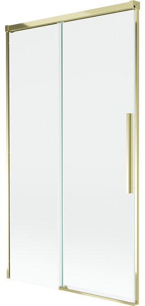 Mexen Rox, paravan de baie glisant cu 2 aripi 100 x 150 cm, sticlă transparentă de 8 mm, profil auriu lucios, 8C9-100-001-50-00