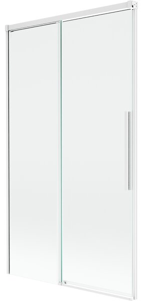 Mexen Rox, paravan de baie glisant cu 2 aripi 100 x 150 cm, sticlă transparentă de 8 mm, profil alb, 8C9-100-001-20-00