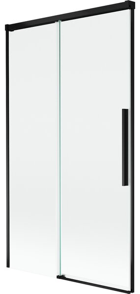 Mexen Rox, paravan de baie glisant cu 2 aripi 100 x 150 cm, sticlă transparentă de 8 mm, profil negru mat, 8C9-100-001-70-00