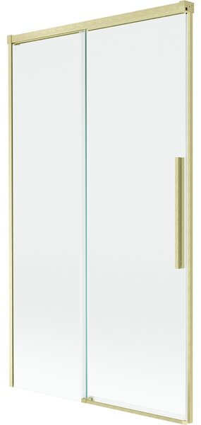 Mexen Rox, paravan de baie glisant cu 2 aripi 100 x 150 cm, sticlă transparentă de 8 mm, profil auriu mat, 8C9-100-001-55-00