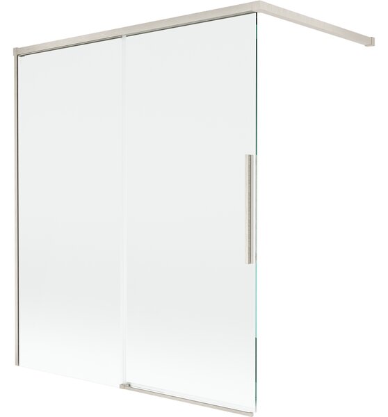 Mexen Rox, paravan de baie glisant cu 2 aripi 140 x 150 cm, sticlă transparentă de 8 mm, profil din oțel, 8C9-140-003-97-00