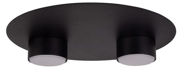 Plafonieră STAR 2xGX53/12W/230V negru