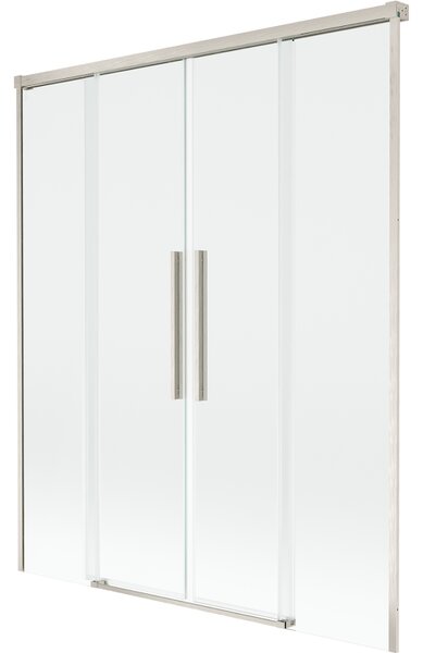 Mexen Rox, paravan de baie glisant cu 2 aripi 140 x 150 cm, sticlă transparentă de 8 mm, profil din oțel, 8C9-140-002-97-00