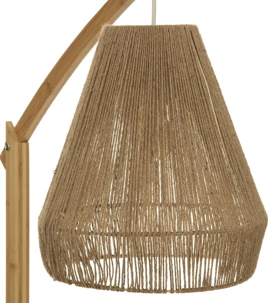 Lampadar Atmosphera PALM 1xE27/60W/230V bambus/cânepă