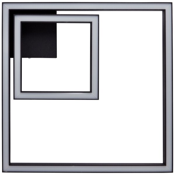 Plafonieră LED Brilliant QUON LED/24W/230V 3000K 40x40 cm negru
