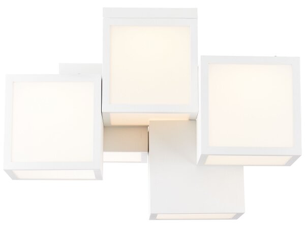 Plafonieră LED Brilliant CUBIX 5xLED/7,6W/230V 3000K alb