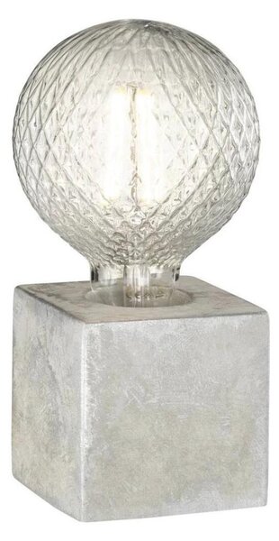 Lampă de masă WOFI 8213.01.50.7000 BROAD 1xE27/10W/230V beton