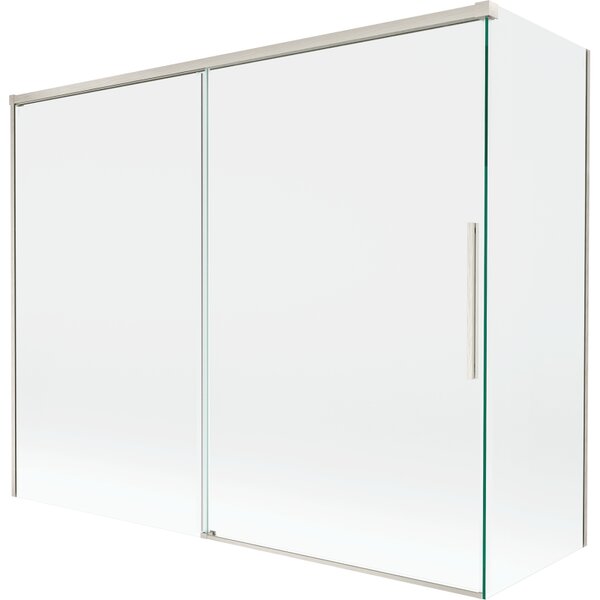 Mexen Rox, paravan de baie glisant cu 2 aripi 190 + 80 x 150 cm, sticlă transparentă de 8 mm, profil din oțel, 8C9-190-080-97-00