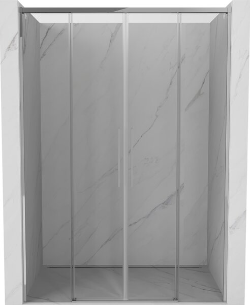 Mexen Rox, ușă de duș glisantă 140 cm, sticlă transparentă, profil cromat, 8C2-140-002-01-00