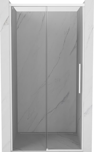 Mexen Rox, ușă de duș glisantă 105 cm, sticlă transparentă de 8 mm, profil alb, 8C2-105-000-20-00