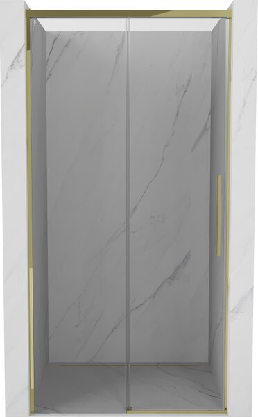 Mexen Rox, ușă glisantă de duș 105 cm, sticlă transparentă, profil auriu, 8C2-105-000-50-00