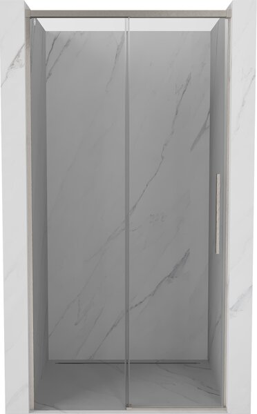 Mexen Rox, ușă glisantă de duș 120 cm, sticlă transparentă de 8 mm, profil din oțel, 8C2-120-000-97-00