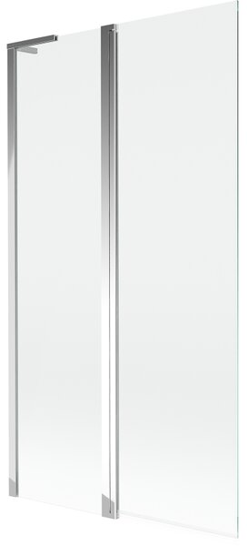 Mexen Mist L, paravan de baie cu 2 aripi 100 x 150 cm, sticlă transparentă, profil cromat, 8A9L-100-011-01-00