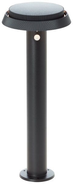 Lampă LED solară cu senzor Brilliant ALVERO LED/4W/3,7V 50 cm IP44 negru