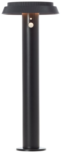 Lampă LED solară cu senzor Brilliant ALVERO LED/4W/3,7V 50 cm IP44 negru