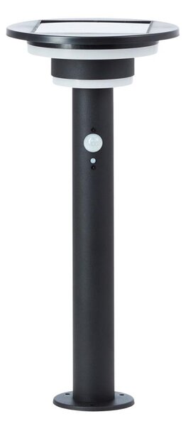 Lampă LED solară cu senzor Brilliant GARVINA LED/3W/3,7V 45 cm IP44 negru