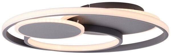 Plafonieră LED dimabilă Brilliant RUNDA LED/50W/230V 3000-6500K negru + telecomandă