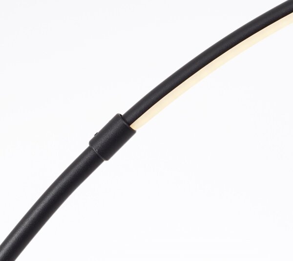 Lampadar LED tactil dimabil Brilliant BOW LED/14W/230V negru