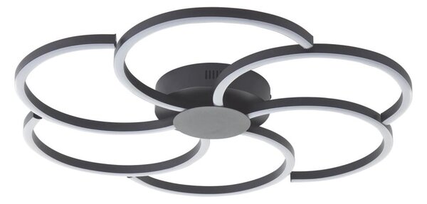 Plafonieră LED Brilliant FICO LED/32W/230V d. 65 cm negru