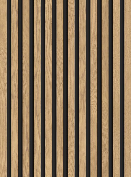Mexen Lam-B, lamele acustice de perete 275 × 30 cm, placă HDF 4 mm, furnir tehnic, pin clasic, S100-275307-3015-012