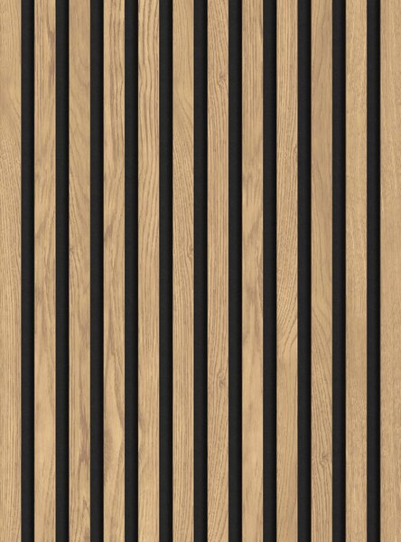 Mexen Lam-F, lamele acustice de perete 275 × 30 cm, suport din fetru 8 mm, furnir tehnic, pin clasic, S105-275307-3015-012