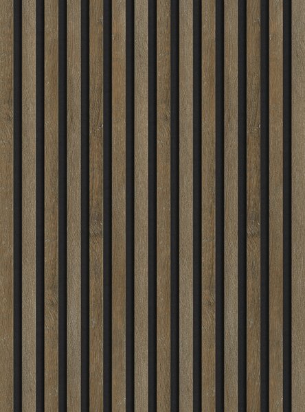 Mexen Lam-F, lamele acustice de perete 275 × 31,5 cm, fetru 6 mm, stejar espresso, S105-275317-2812-065